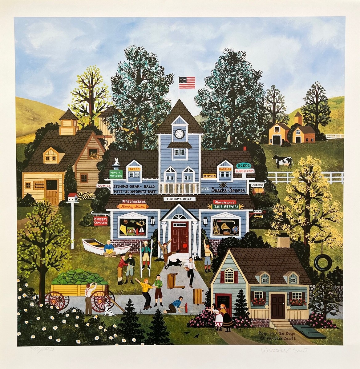 ジェーン・ウースター・スコット Jane Wooster Scott リトグラフ Jane