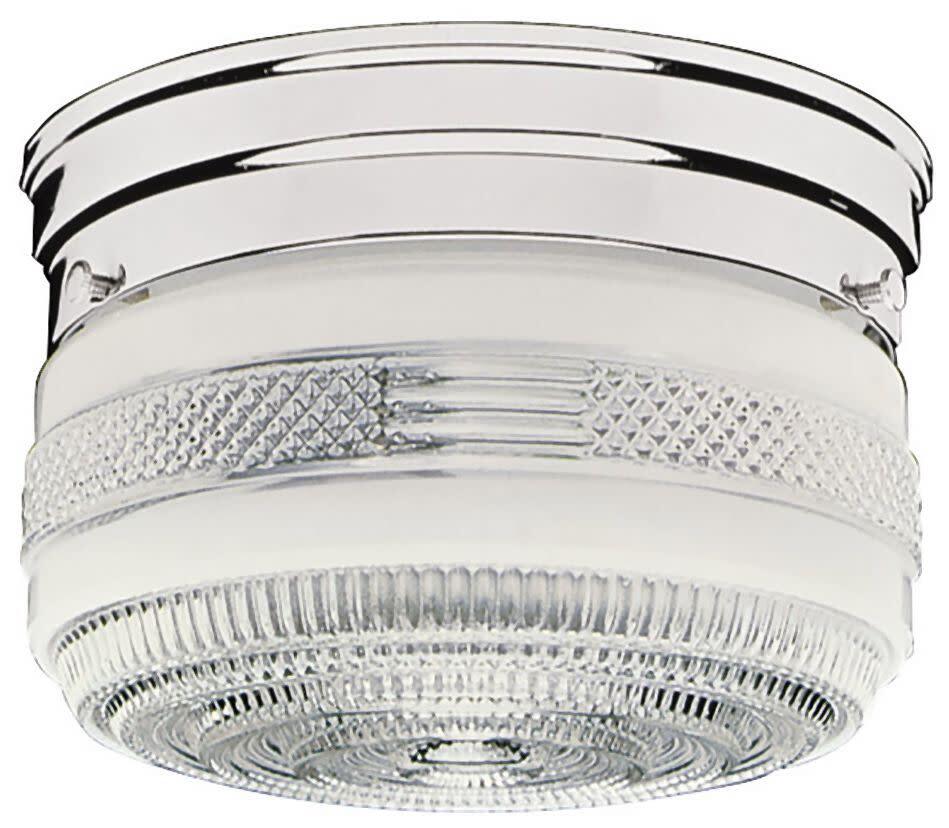 Design House 501999 Chrome 2-Light Flush Mount Ceiling Fixture