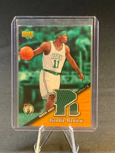 2004-05 Upper Deck ROOKIE REVIEW JERSEYS Marcus Banks #RR-MB Boston Celtics 