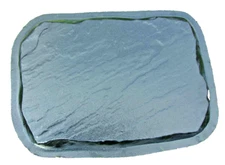 Slate paver mold stepping stone flagstone plastic mould 19" x 13" x 1.5"