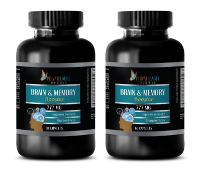 Memory Concentration Pills - Brain Memory Booster - Supports Brain Health - 2Bot
