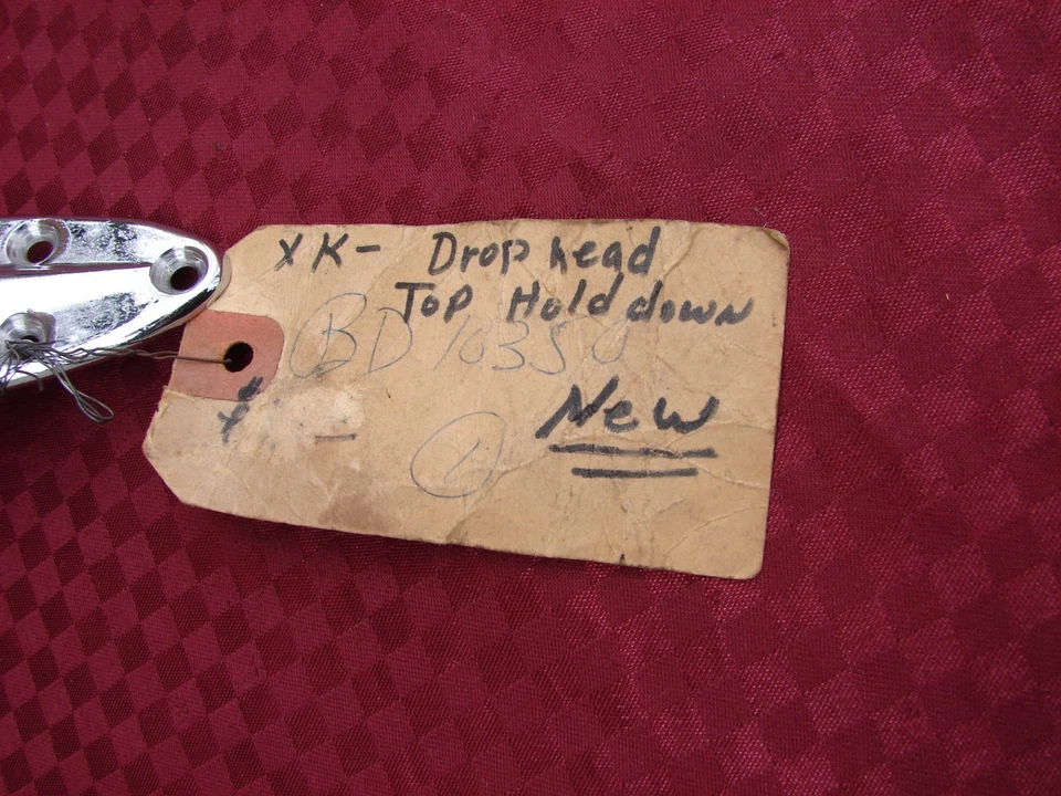 JAGUAR XK140 XK150 DHC NOS SUJECIÓN SUPERIOR pt # bd10350 Foto 2 de 4