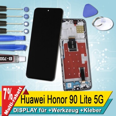 Display Für Huawei Honor 90 Lite 5G Bildschirm LCD Schwarz Rahmen+