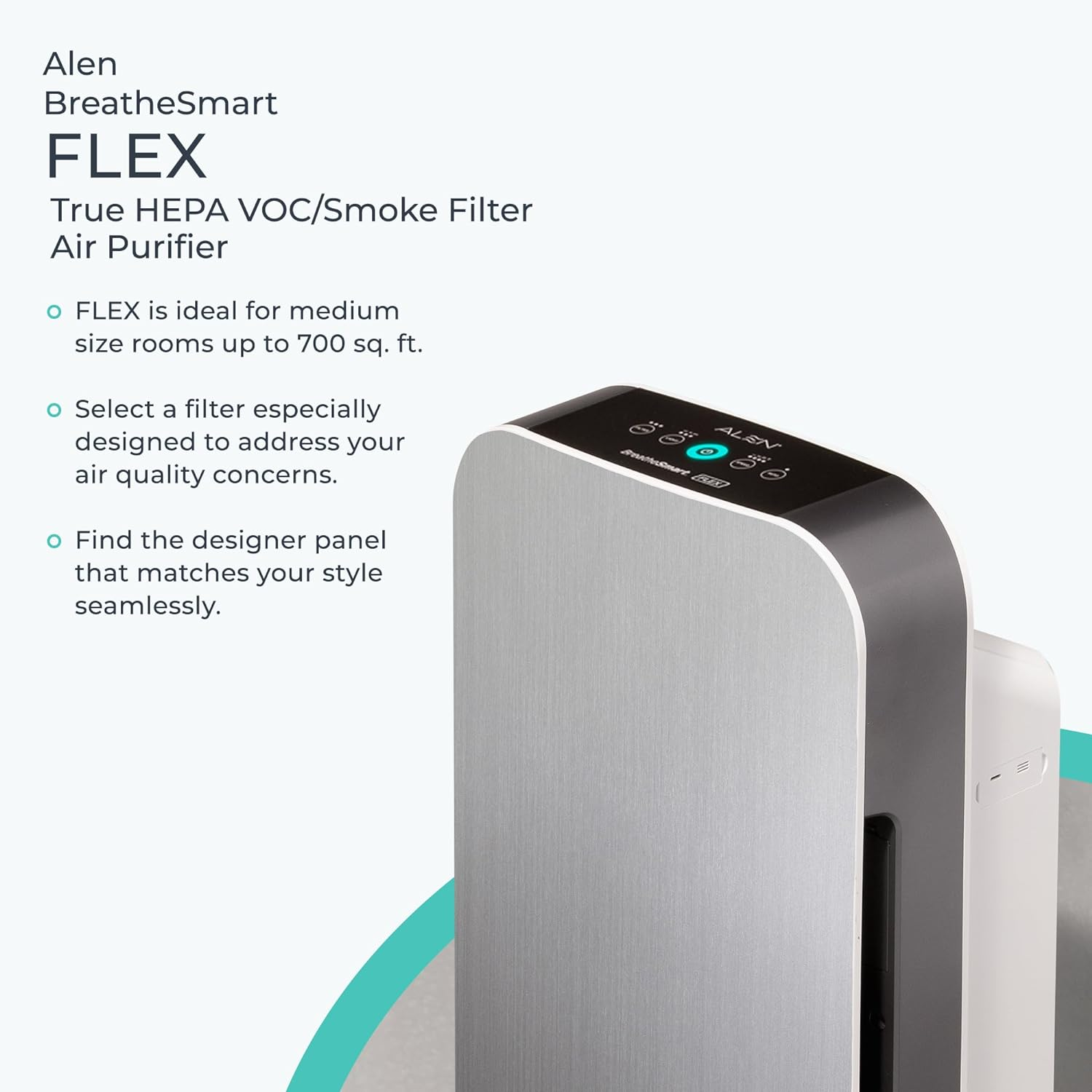Breathesmart FLEX HEPA Air Purifier with Smoke/Voc Filter, Absorbs