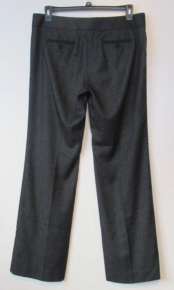 Classiques Entier 3825 Pierna Recta Vestido Carrera Pantalones Negro Gris Mujer 12 Largo Foto 3 de 4