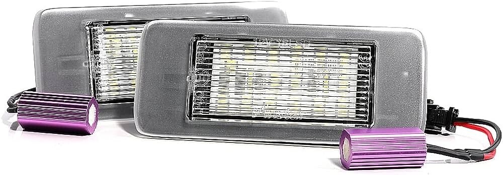 Plaque feux 2 LED eclairage arriere pour Opel Astra J et Zafira C de 2009