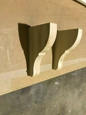 Pine shelf Bracket wood support Medium (pair)