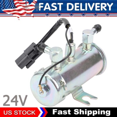 New 24V Electric Fuel Pump 4645227 for John Deere 230GW 220DW 135D 135G 190GW