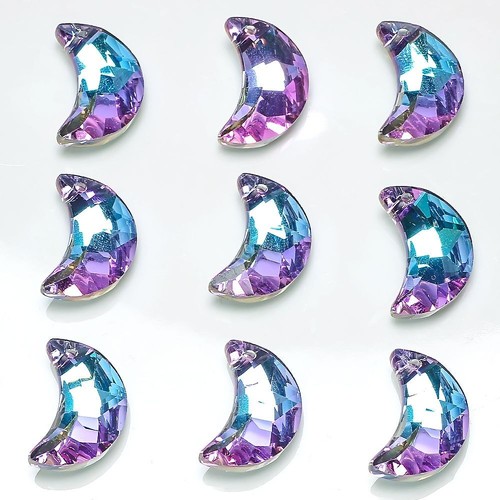 Gradient Glossy Crystal Loose Beads Jewelry Making Pendant Bead Accessory 20pcs - Picture 47 of 56