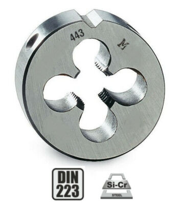 Filière à Main HSS M10 X 1,25 Mm - Pas Métrique - Diamètre Cage 30 Mm DIN223