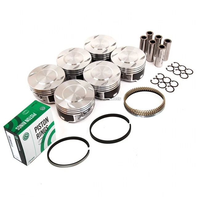 Anillos de rodamientos de pistones para 96-08 Lincoln Mazda Mercury Ford Jaguar 3,0 L Foto 3 de 4