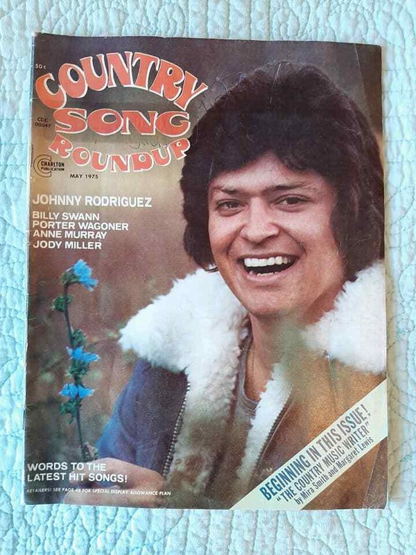 Country Song Roundup May 1975 Johnny Rodriquez cover Jimmy Dean Porter Wagoner