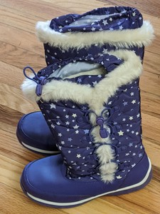 girls purple snow boots