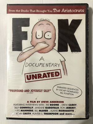 F**K UNRATED DVD 2005 NEW SEALED HILARIOUS F-BOMB DOCUMENTARY COMEDY DREW CAREY