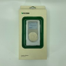 Incase White Leather Sleeve For iPod mini
