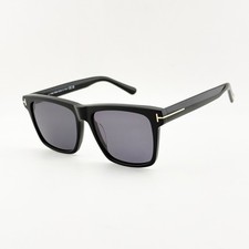 Tom Ford Buckley Sunglasses FT0906 Black/Gray 56-17-145mm With Casa New