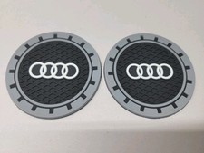 Audi Non-slip Car Cup Holder Coaster Set New