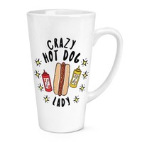 VerrüCkte Hot Dog Damen Stars 483Ml Groß Latte Becher Fast Food Lustiger Witz