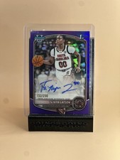 2025-26 Bowman University Chrome Ta'Niya Latson Auto Purple Refractor /250