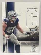 Cooper Beebe 2025 Topps Signature Draft Class Rookie Card No. 98 Dallas Cowboys. rookie card picture