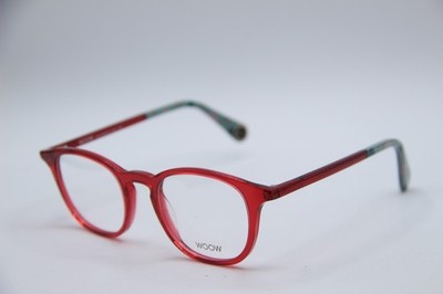 NEW WOOW HEAT UP 2 COL 2122 CRYSTAL RED AUTHENTIC EYEGLASSES 48-20