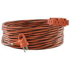 Conntek 50 ft 15A Outdoor Extension Cord - 3 outlets