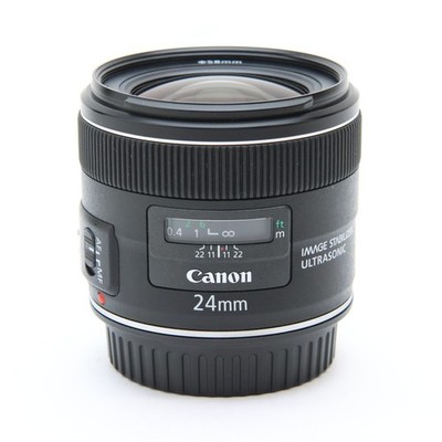 Canon EF 24mm F/2.8 IS USM (Canon EF mount) -Near Mint- #138