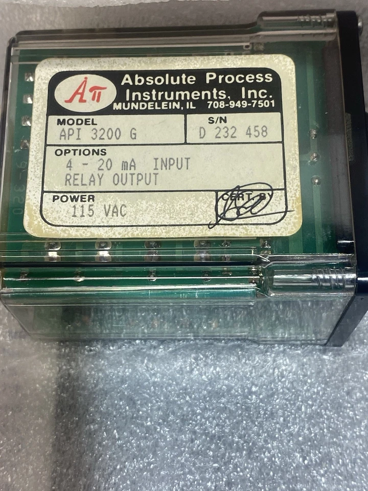 ABSOLUTE PROCESS INSTRUMENTS API 3200 G Valve Positioner Controller - Image 4 of 4