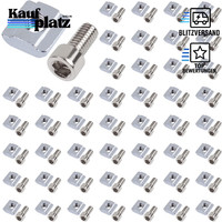 Nutensteine M6 Set 50 StüCk T-Nut Typ B Kohlenstoffstahl FüR Aluminiumprofil