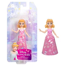 Disney Princess Cinderella Posable Small Doll in Shiny Outfit
