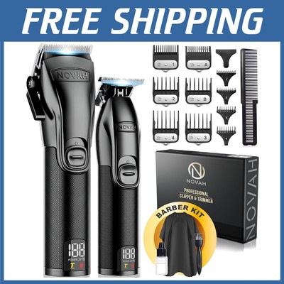 Men's Hair Clipper and Trimmer Set - Novah Pro Kit