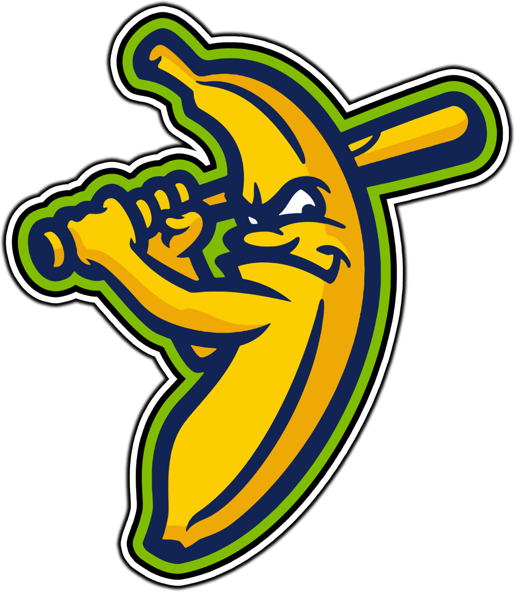 【超レア】サバンナバナナズ　ステッカー Savannah Bananas Logo #3 Sticker Waterproof Vinyl Decal Die-Cut