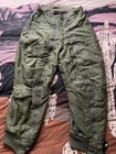 Vintage Military WW2 Fur Lined Air force trousers , Foul weather 1945 Air Force