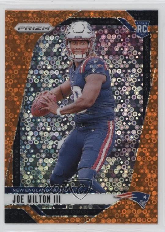 2024 Panini Prizm Rookies Disco Prizm Joe Milton III #354 1a53