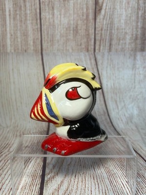 Lorna Bailey Papageientaucher Percy Groteske Vogel Sammlung selten Art Deco signiert #1498