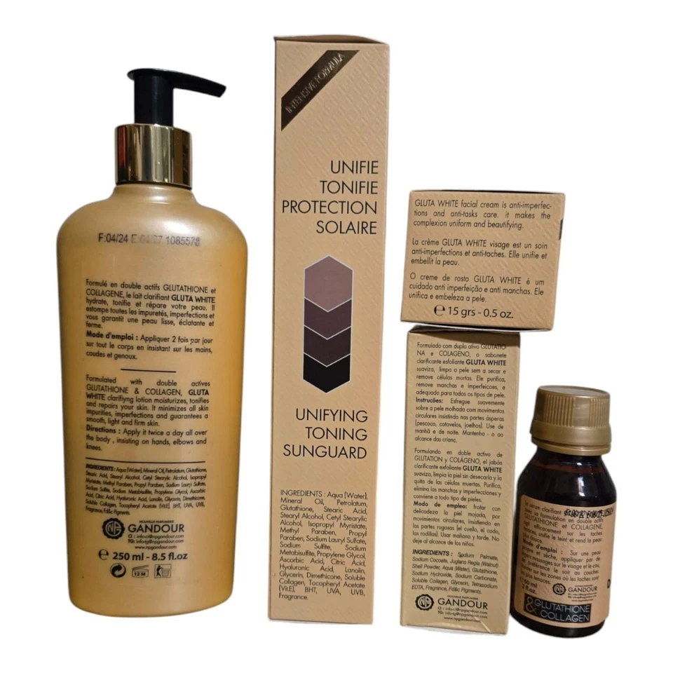 Gluta White Age Defying Glutathione & Collagen Lotion 250ml, Soap, Serum, Cream - Image 4 of 4