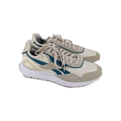 Reebok Sneaker Mens Classic Leather Legacy AZ Chalk Newport Teal 10.5 Athletic