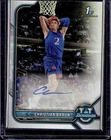 2021-22 Bowman University #BCPA-CB Christian Braun Chrome Prospect Autographs