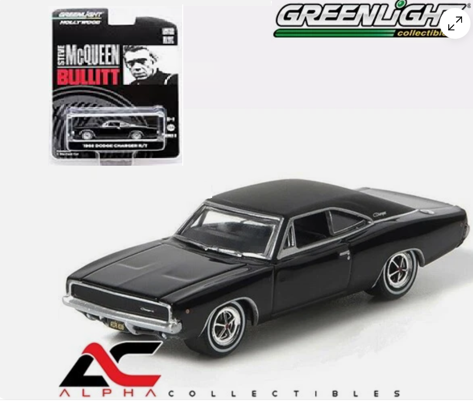 GREENLIGHT 44741 1:64 1968 DODGE CHARGER R/T 