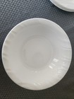 Corelle  SWEPT  Eight Pieces  4 Salad/Dessert Plates & 4 Bowls  White — photo 4