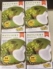 ReptiKing Daylight Basking Spot Bulbs 100W 120V   4-Pack Reptile Heat Lamps New
