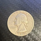 1949 Silver Washington Quarter Circulated Uncertified Business Strike US Coin