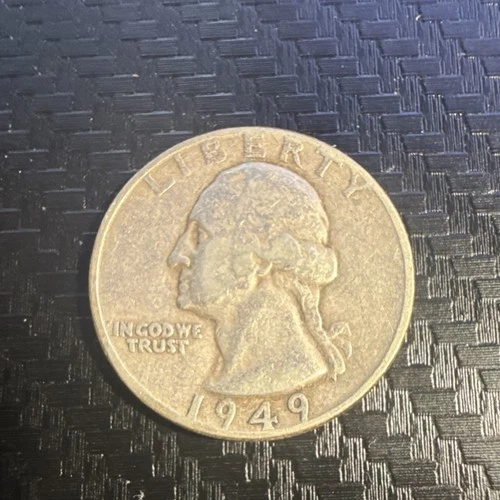 1949 Silver Washington Quarter Circulated Uncertified Business Strike US Coin