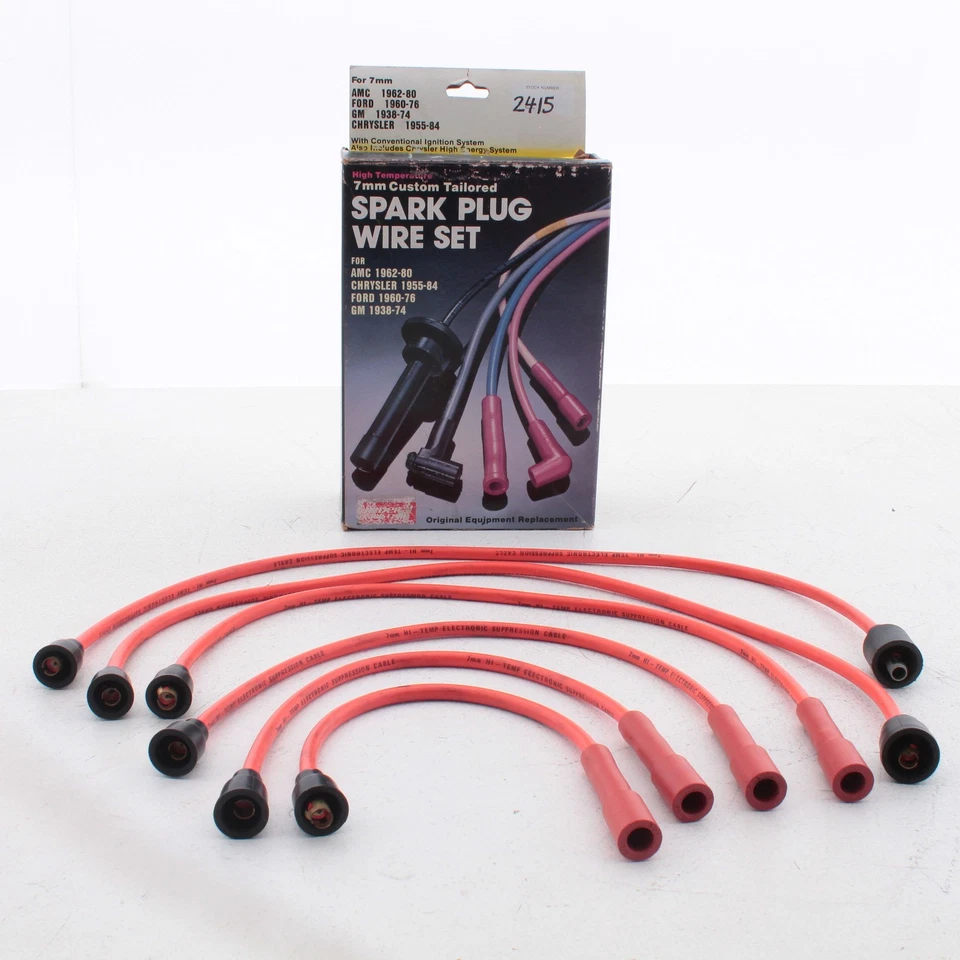 Cables de encendido de bujía Federal Parts 2415 para 85-86 Colt 78-79 Horizon Omni Foto 2 de 4