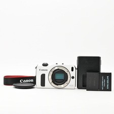 Canon EOS M White Mirrorless Camera Compact Beginner Model Excellent Condition