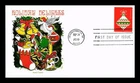 US COVER FIRST DAY OF ISSUE PANDA CACHETS HOLIDAY DELIGHTS CHRISTMAS ORNAMENT