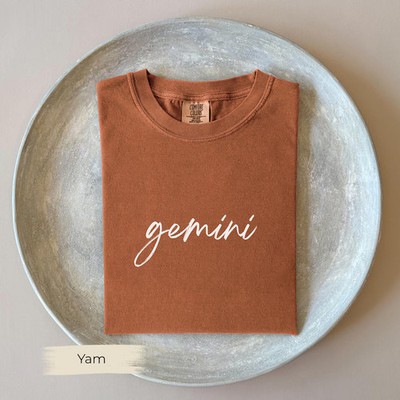 Gemini Astrology Comfort Tee Zodiac Sign Birthday Gift Shirt