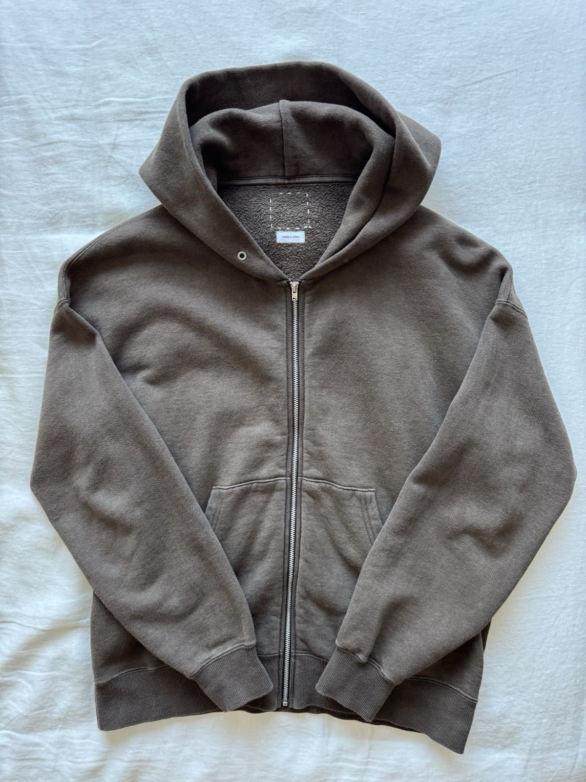 Visvim SS26 Jumbo SB Hoodie F.Z. (N.D.), Mud, Size 1 image 6