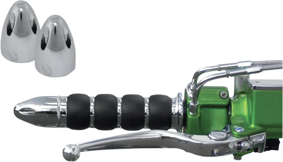 Accesorios personalizados Baron extremos de agarre de bala motocicleta bicicleta de calle BA-7401-00 Foto 3 de 4