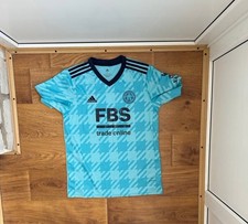 Leicester City 2021/2022 Home Football Shirt Soccer Jersey Adidas Men's Size S